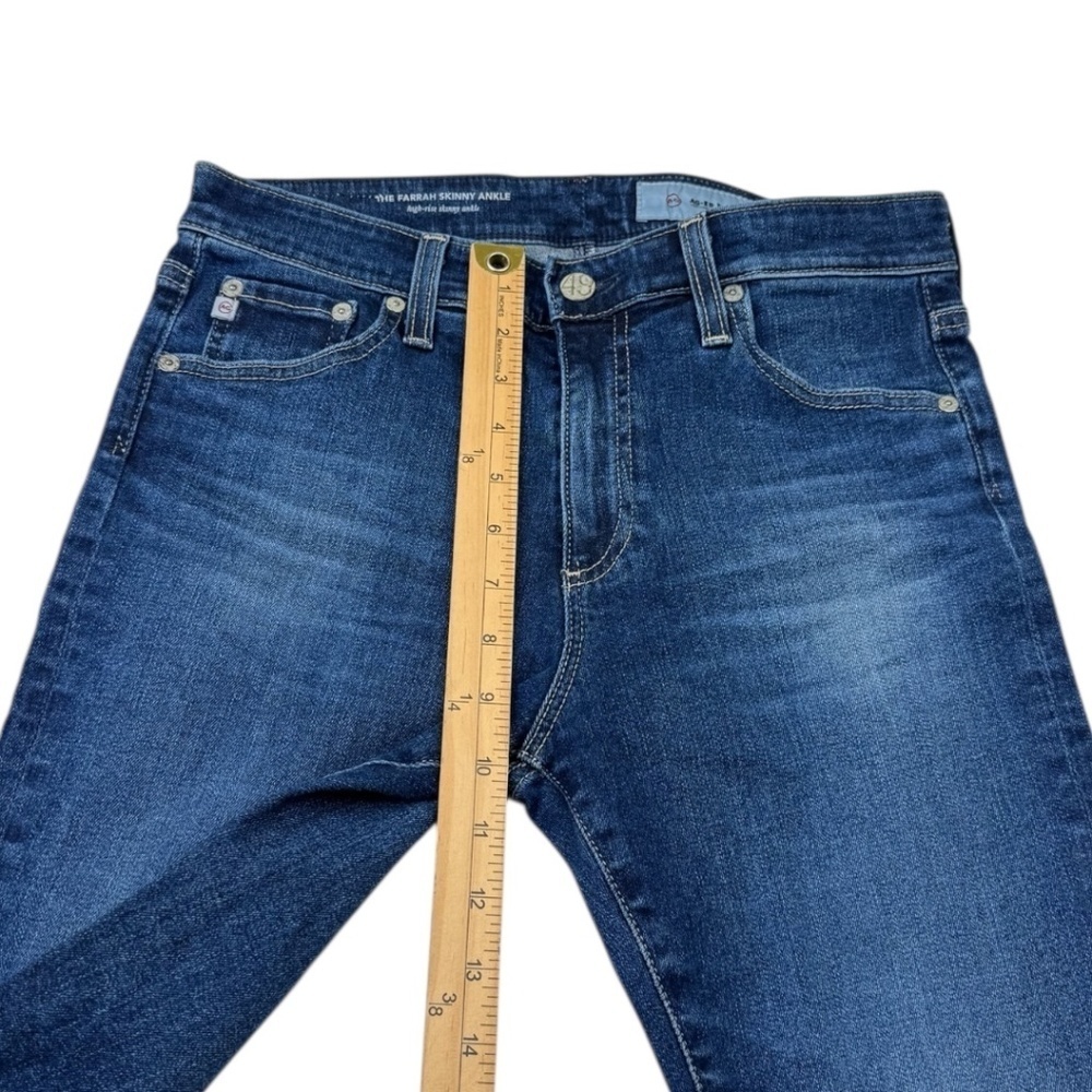 AG Adriano Goldschmied High Rise The Farrah Skinny Ankle Jeans - Picture 12 of 14